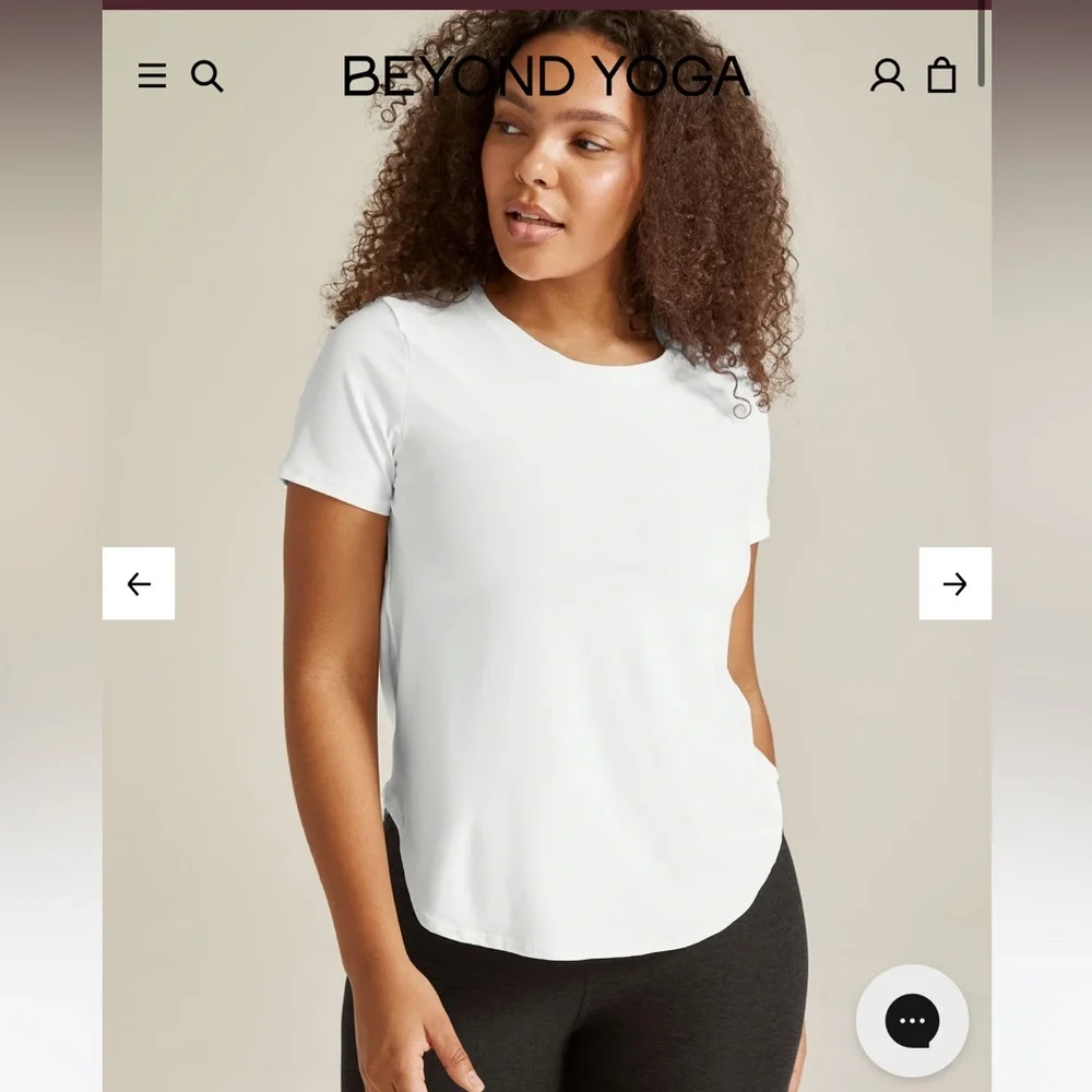 Beyond Yoga Featherweight On The Down Low Tee - Picture 8 of 8